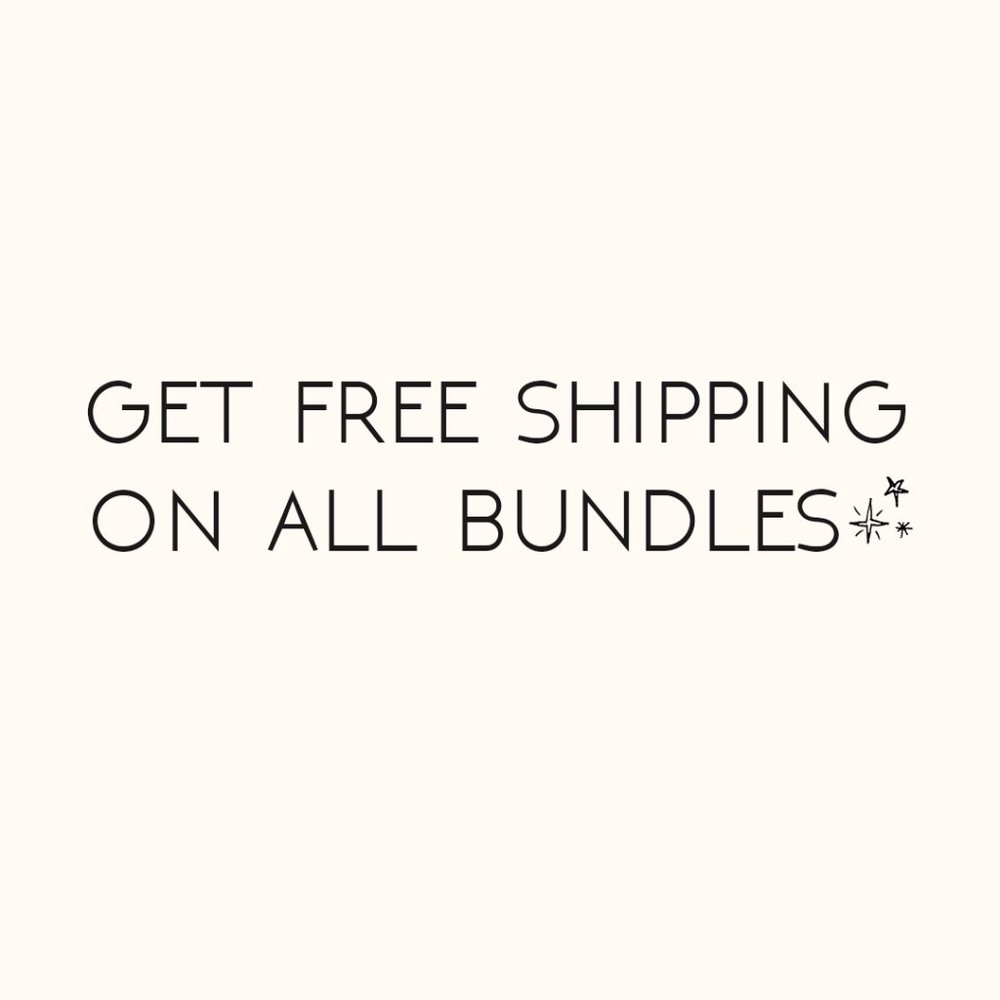 FREE SHIPPING ON ALL BUNDLES